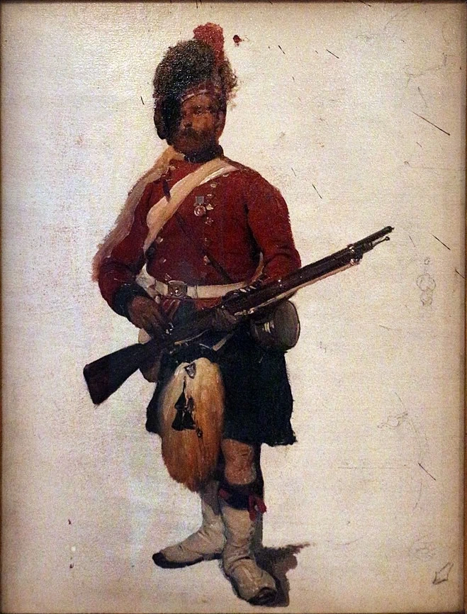 Studi di soldati della forza di spedizione alleata in crimea - 1855